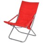 ENRICO COVERI DECKCHAIRS SOLIDE OXFORD CANAPONE RED