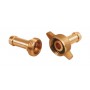 GIUNTATUBI OTTONE 3 PZ. 1/2 X MM. 8