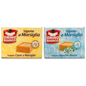 OMINO BIANCO SĂPUN RUFE ASORTATE MARSILIA BUCĂȚI 250 GRAME