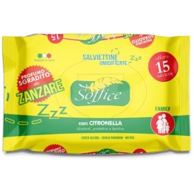 Șervețele moi îmbibate Mosquito Repellent cu citronella buc. 15