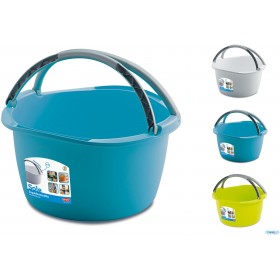 Superbacinella in Plastica Sole rotonda con manici CM.