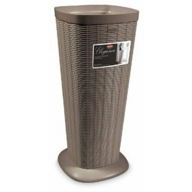 Umbrelă elegantă stand în gri porumbel răchită finisaj cm.