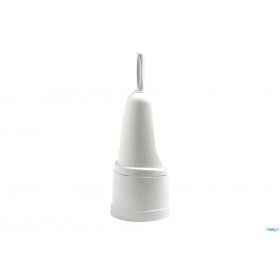 PORTASCOPINO PER BAGNO IN PLASTICA NUOVO STORNO BIANCO cm.