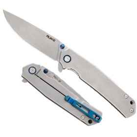 RUIKE RKE P801-SF COLTELLO CHIUDIBILE COLORE BLU E METALLO CM.